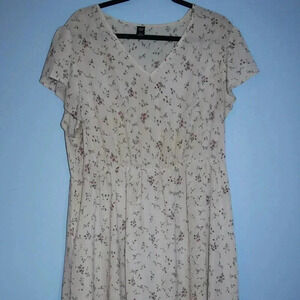 Shein Curve 3XL 100% Polyester Floral Print Dress